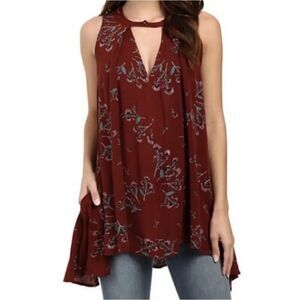 Free People Swing Tree Tunic Tank Top Size Small